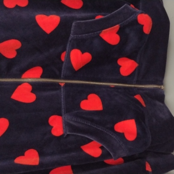 Torrid Red and Blue Hoodie Intimates Sleepwear, Size 0 (12/L) - Picture 4 of 11